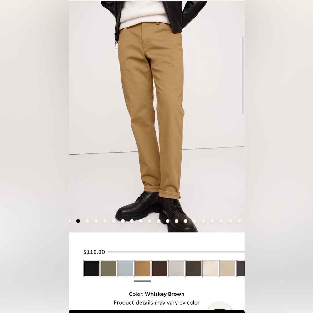 31W x 30L Banana Republic Traveler Pant, Athletic Tapered Fit